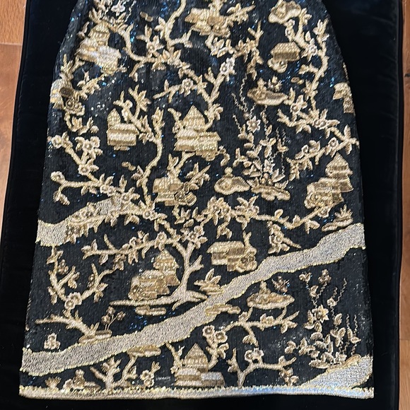 RARE Vintage Escada fully Sequined and Lined skirt sz 38 - Picture 5 of 5